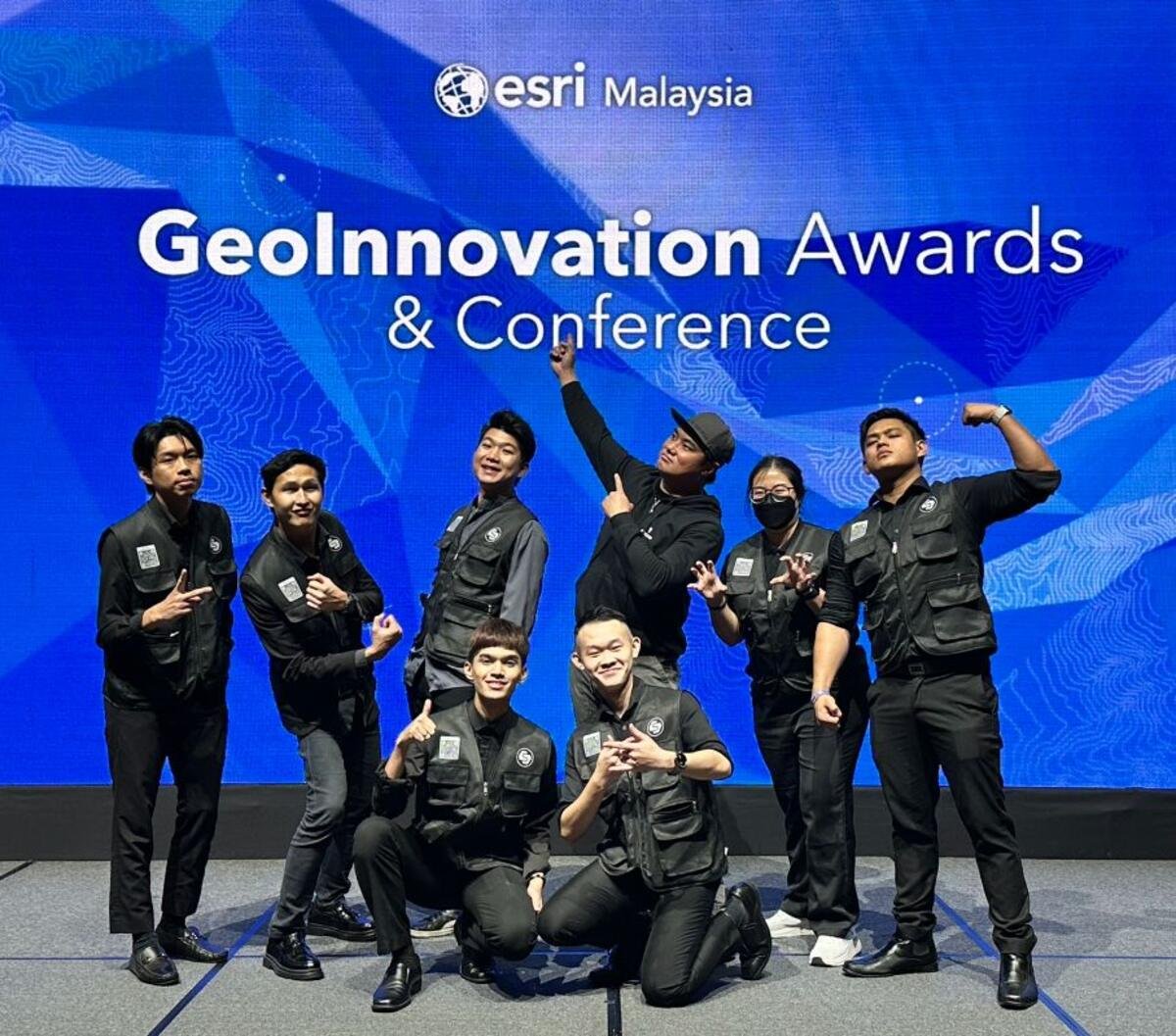 Team at the GeoInnovation Awards